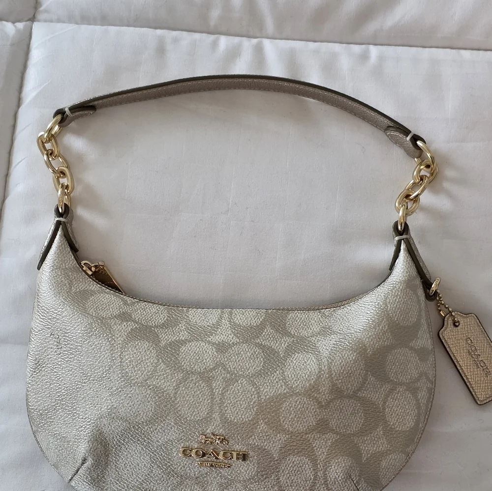 Coach Champagne Signature Mini Bag - Picture 2 of 4